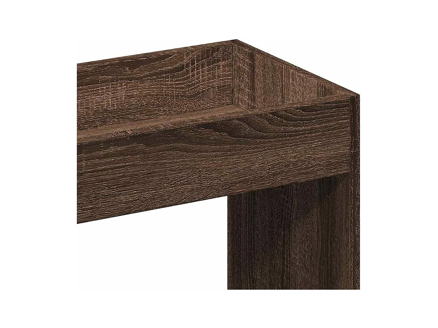 Buffet haut blanc 92x33x180 cm bois d'ingénierie