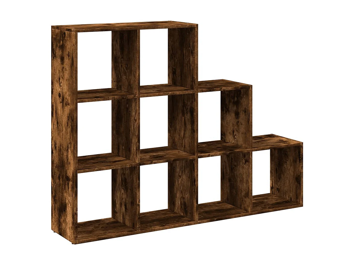 Libreria 3 Ripiani Rovere Fumo 137,5x29x103,5 cm Truciolato