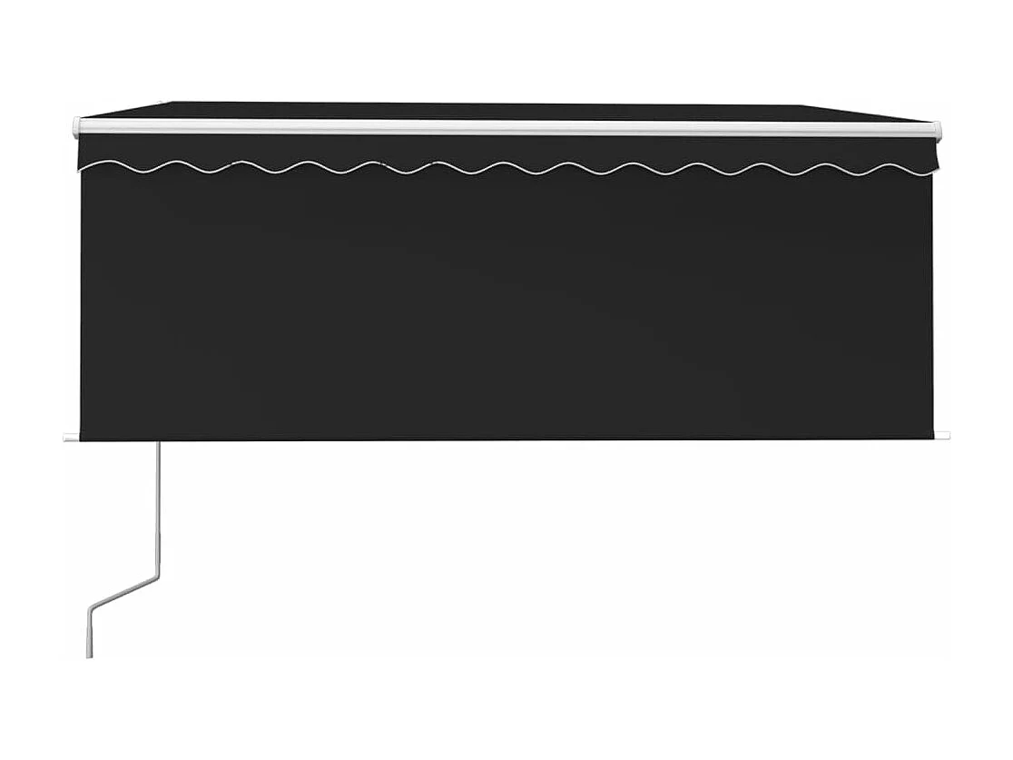 Tenda Retrattile Automatica con Parasole 3,5x2,5 m Antracite