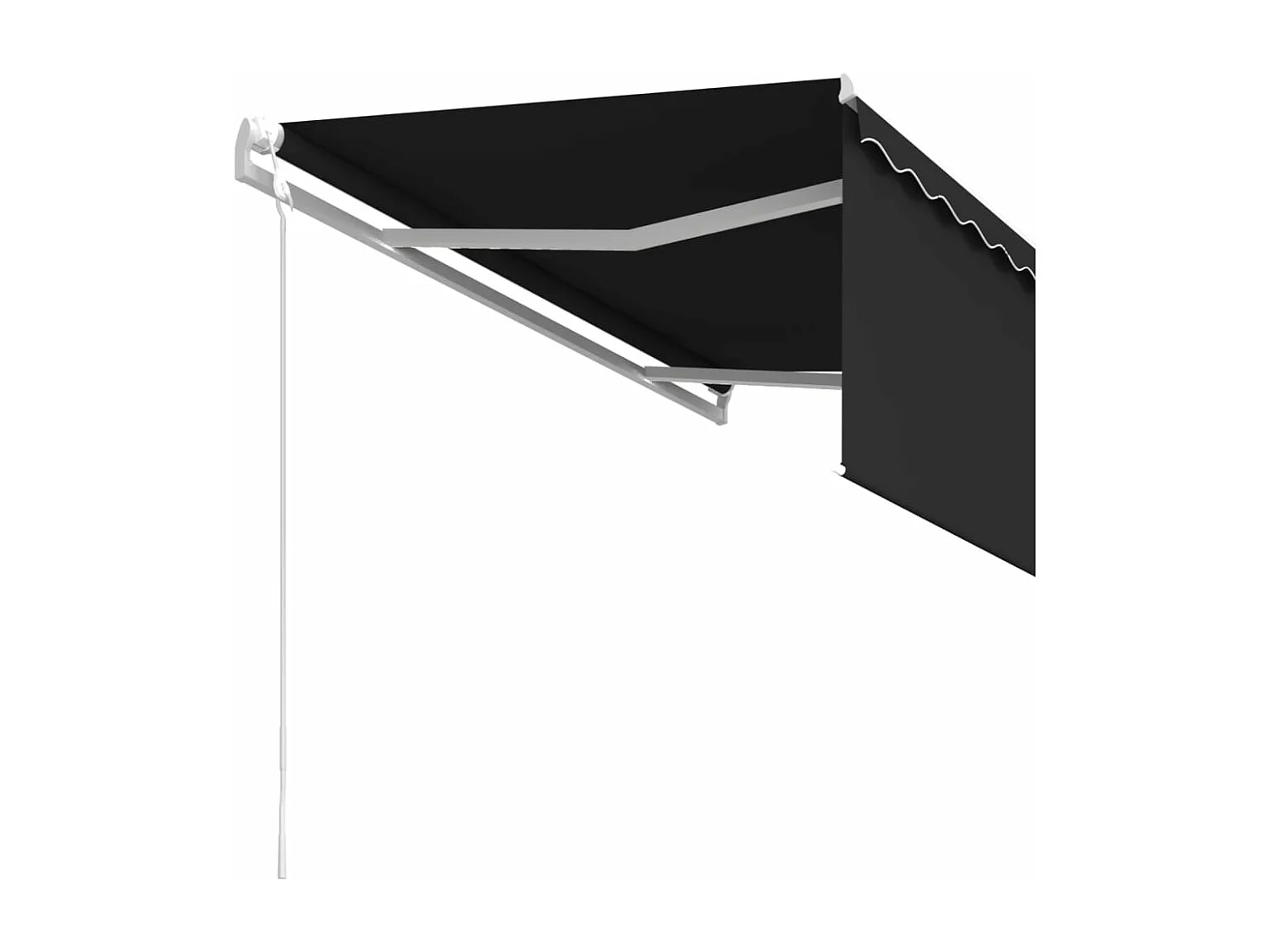 Tenda Retrattile Automatica con Parasole 3,5x2,5 m Antracite