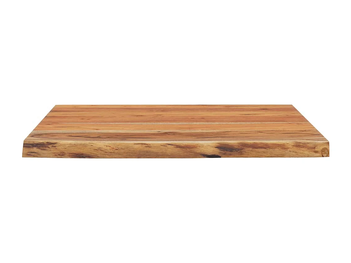 Wandschap vierkant natuurlijke rand 40x40x2,5 cm acaciahout