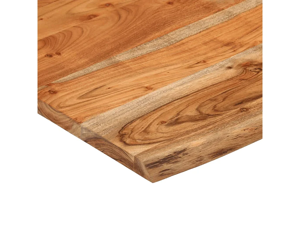 Wandschap vierkant natuurlijke rand 40x40x2,5 cm acaciahout