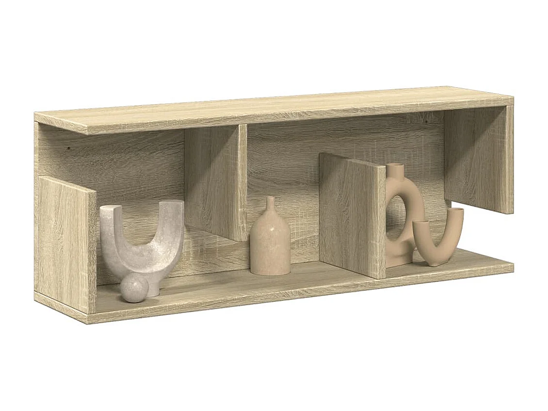 Mobile a Parete 80x20x30 cm Rovere Sonoma in Legno Multistrato
