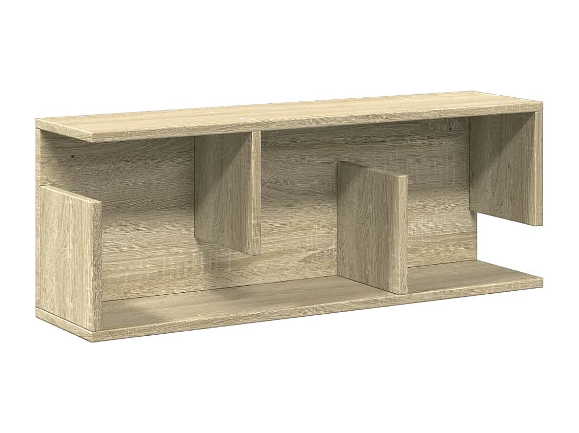 Mobile a Parete 80x20x30 cm Rovere Sonoma in Legno Multistrato