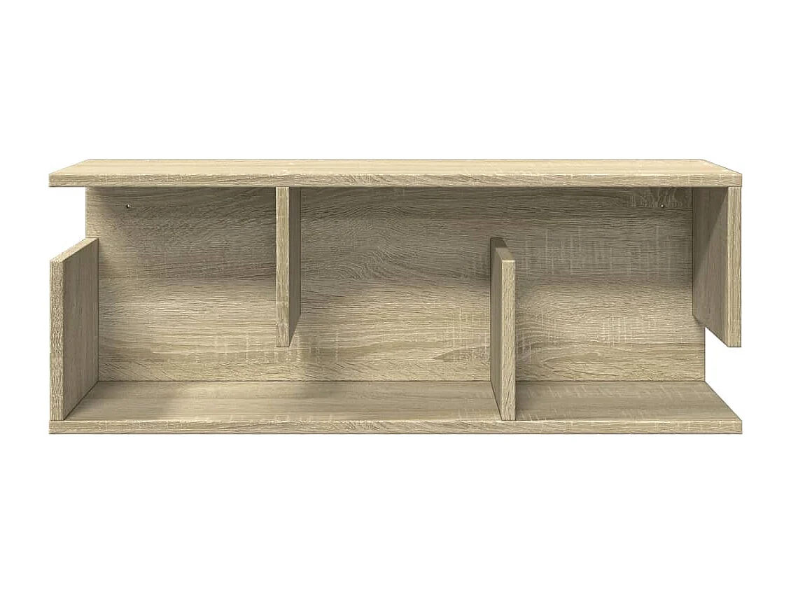 Mobile a Parete 80x20x30 cm Rovere Sonoma in Legno Multistrato