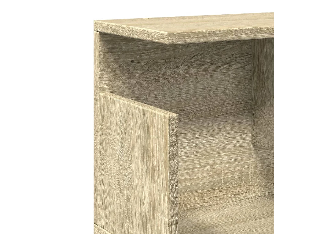 Mobile a Parete 80x20x30 cm Rovere Sonoma in Legno Multistrato