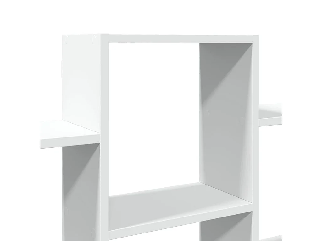 Estantería de pared madera de ingeniería blanca 159x18x66 cm