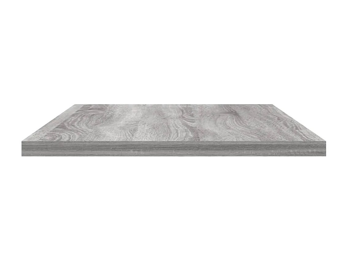 Mensole Parete 4pz Grigio Sonoma 60x20x1,5cm Legno Multistrato