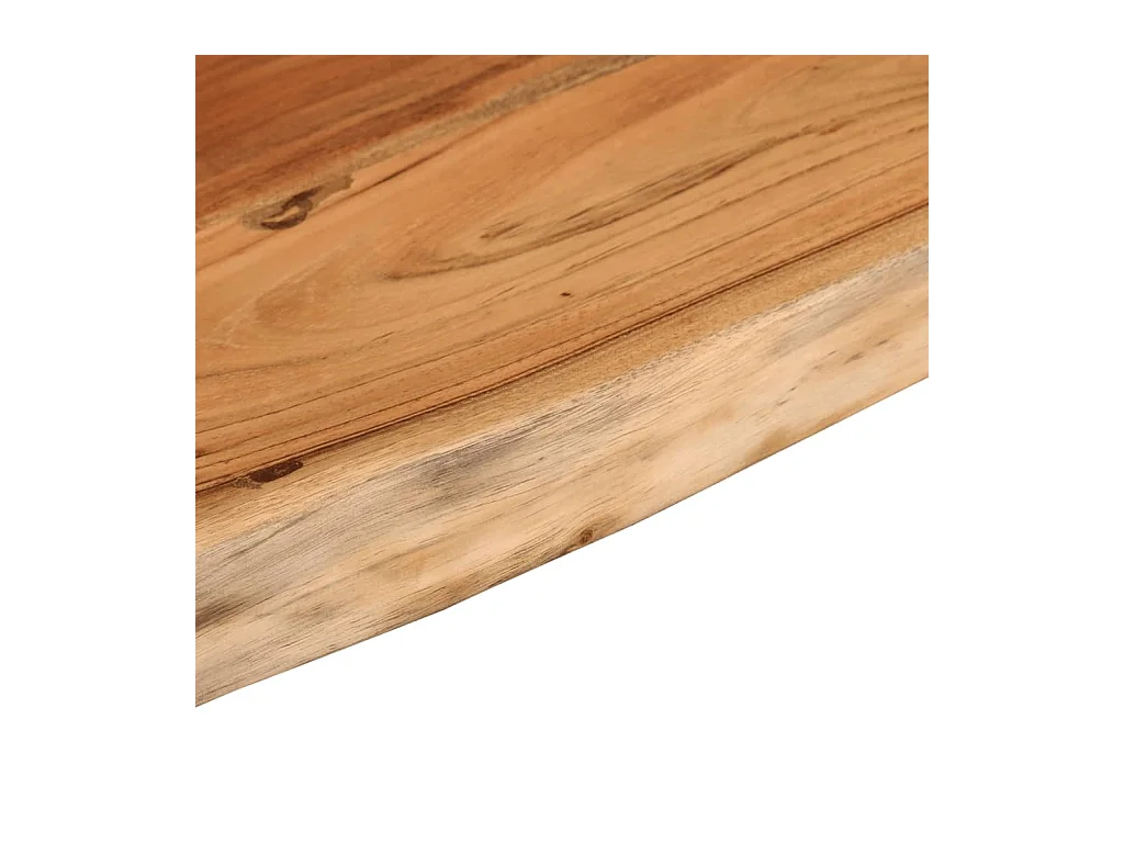 Prateleira de parede retangular 50x20x2,5 cm acácia maciça