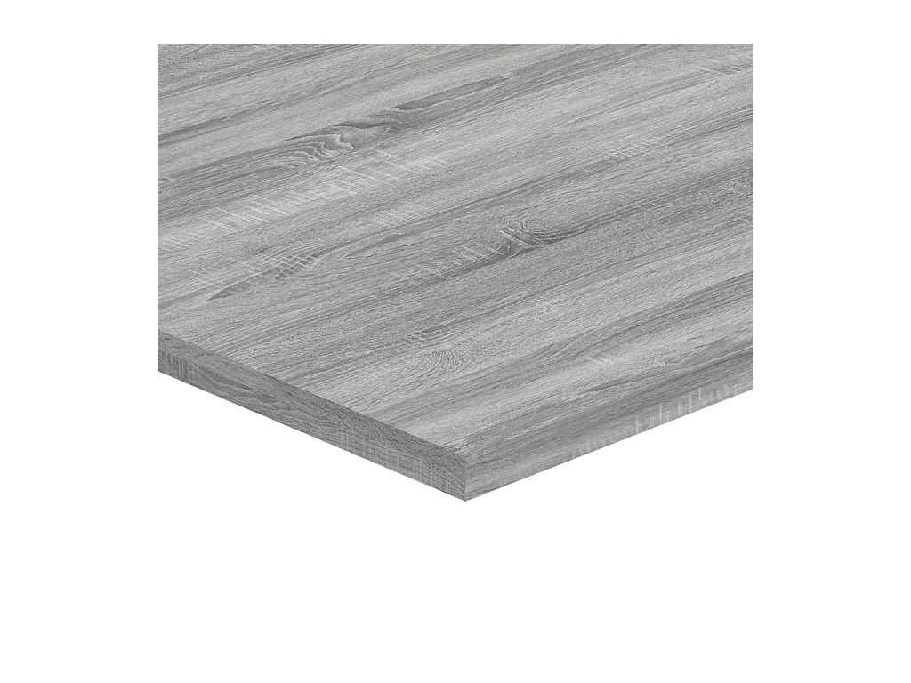 Prateleiras de parede 4pcs derivados de madeira cinzento sonoma