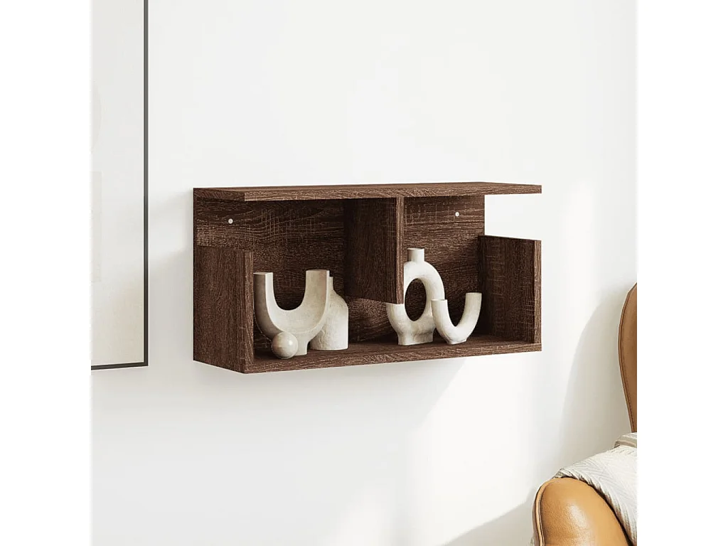 Armoire murale 60x20x30 cm chêne marron bois d'ingénierie
