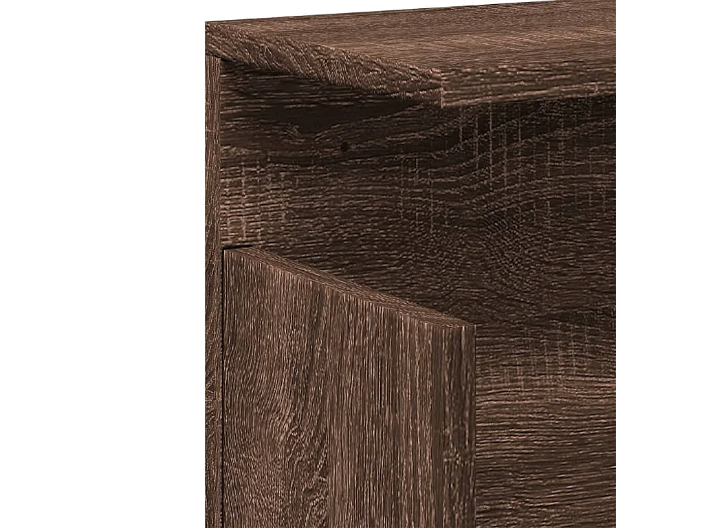Armoire murale 60x20x30 cm chêne marron bois d'ingénierie