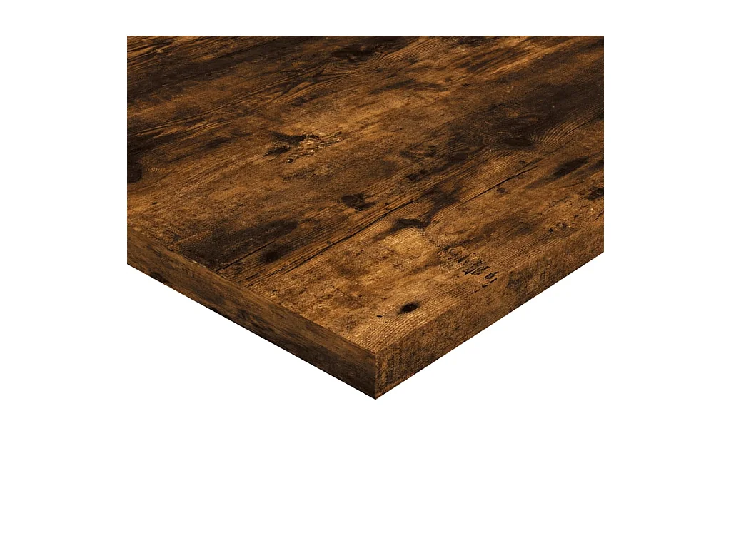 Estantes pared 4 uds madera ingeniería roble humo 40x30x1,5 cm