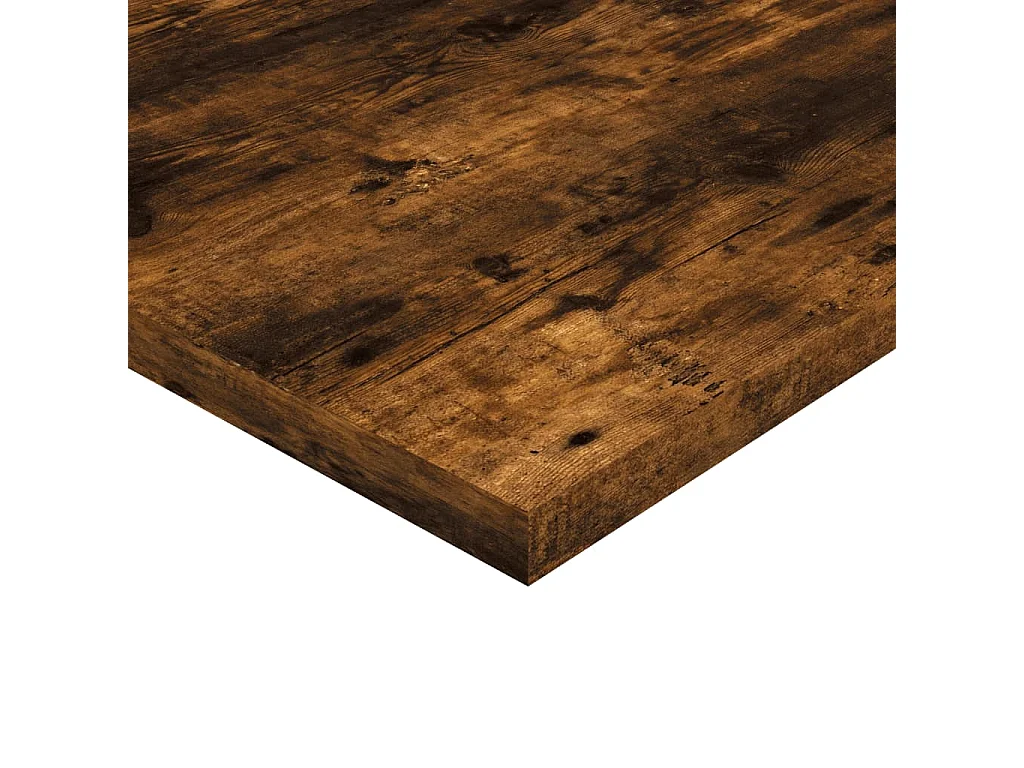 Mensole Parete 4pz Rovere Fumo 40x30x1,5 cm Legno Multistrato