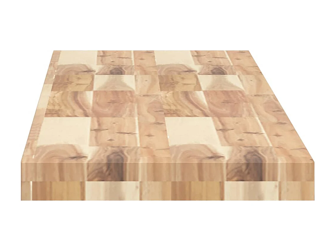 Schweberegale 3 Stk. 160x30x4 cm Massivholz Akazie Unbehandelt