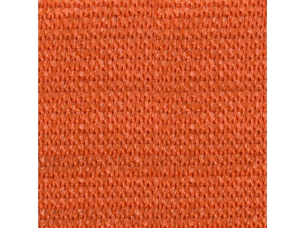 Voile d'ombrage 160 g/m² rectangulaire orange 3x5 m PEHD