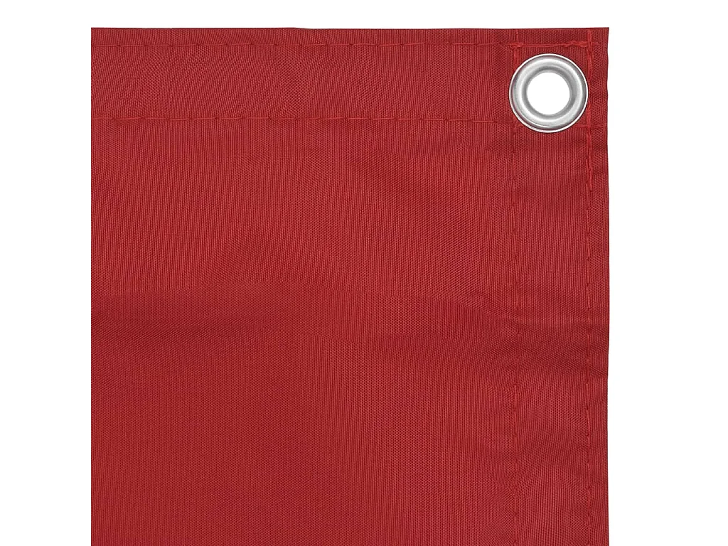 Paravento per balcone Tessuto Oxford rosso 75x400 cm