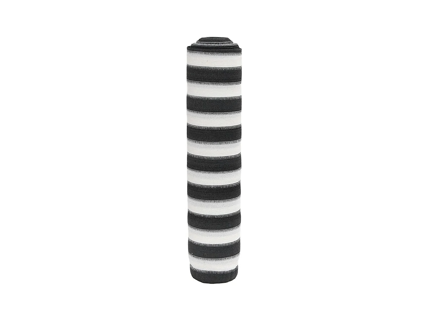 Anthrazit-weißes Sichtschutznetz 1x50 m HDPE 75 g/m²
