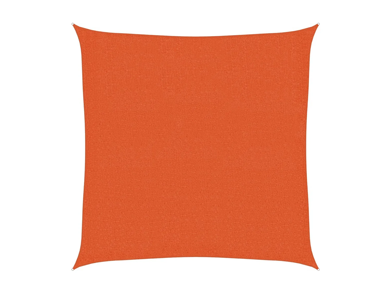 Voile d'ombrage 160 g/m² Orange 2,5x2,5 m PEHD