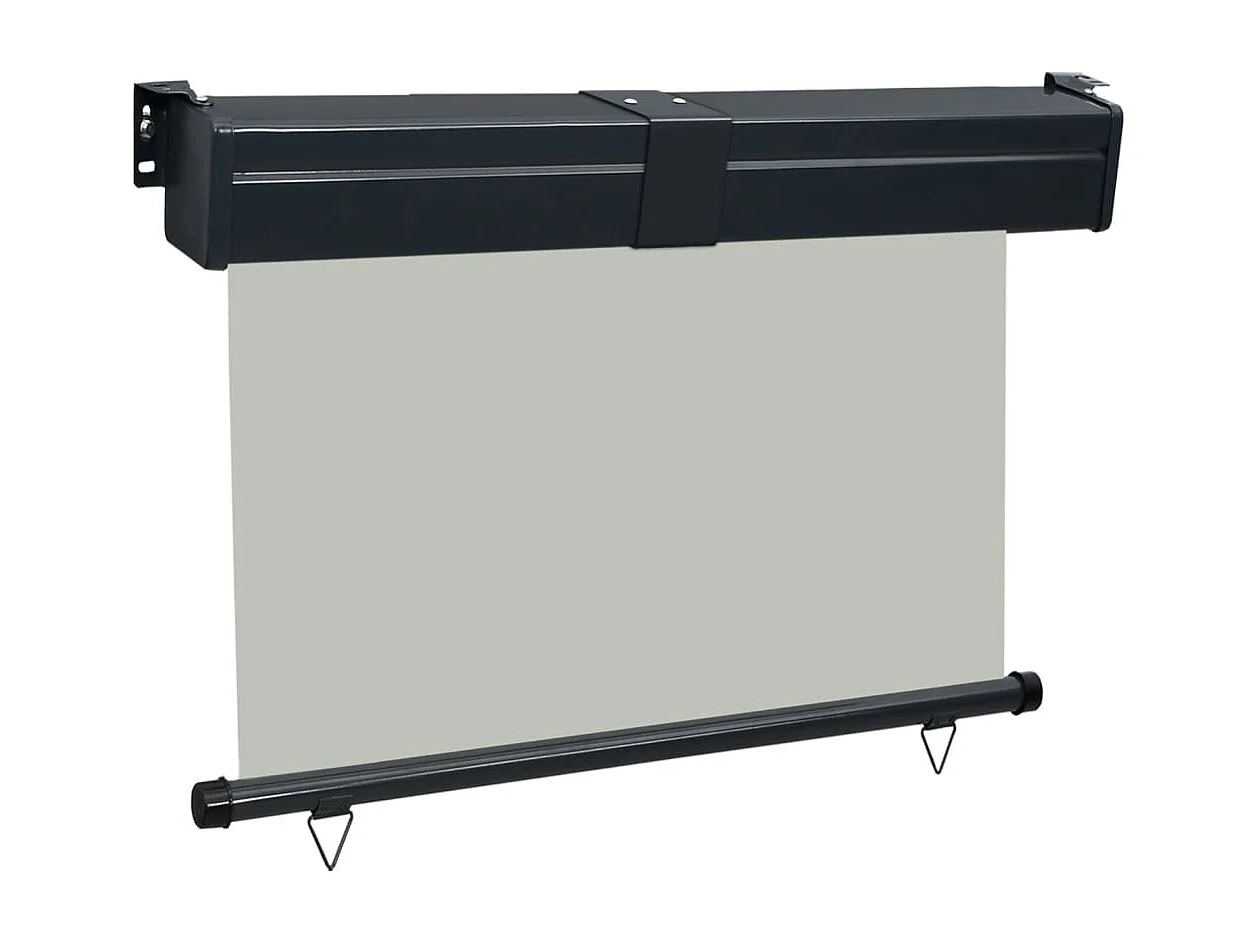 Tenda laterale per balcone 125x250 cm Grigia