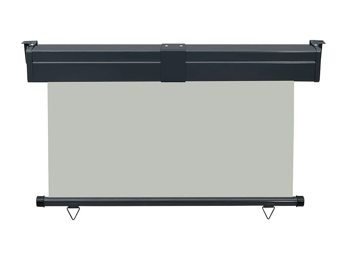 Toldo lateral para balcón 125x250 cm Gris
