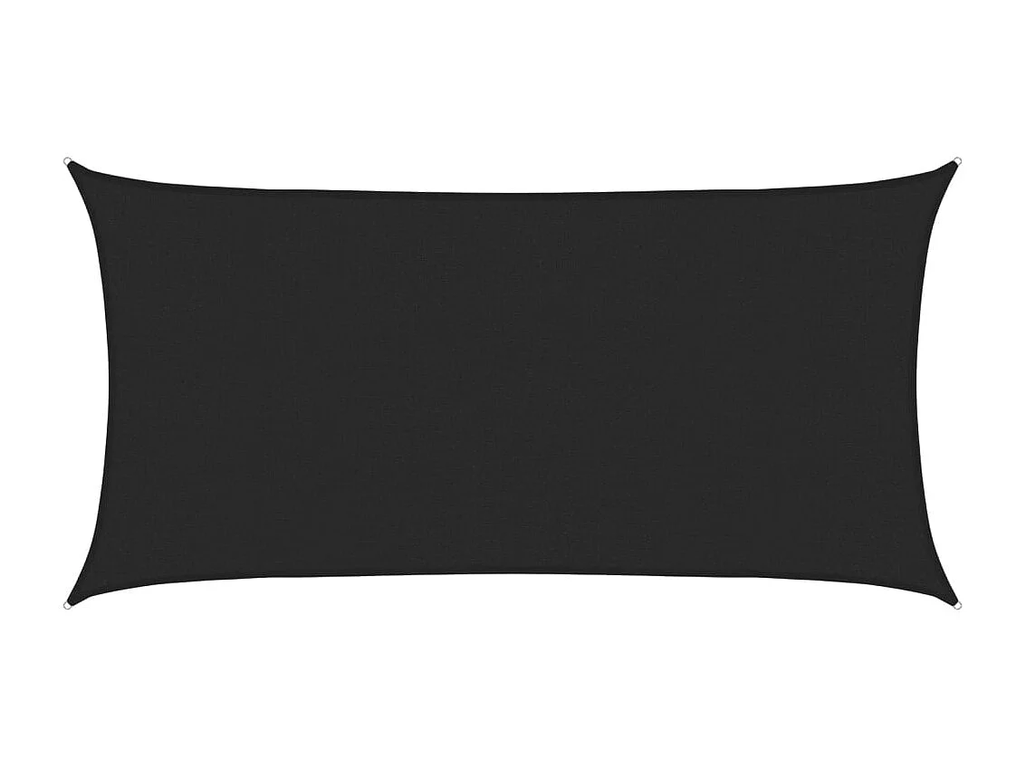 Vela ombreggiante 160 g/m² Nera 2x3,5 m HDPE