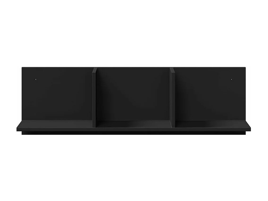 Mobile a Parete 100x16,5x30 cm Nero in Truciolato