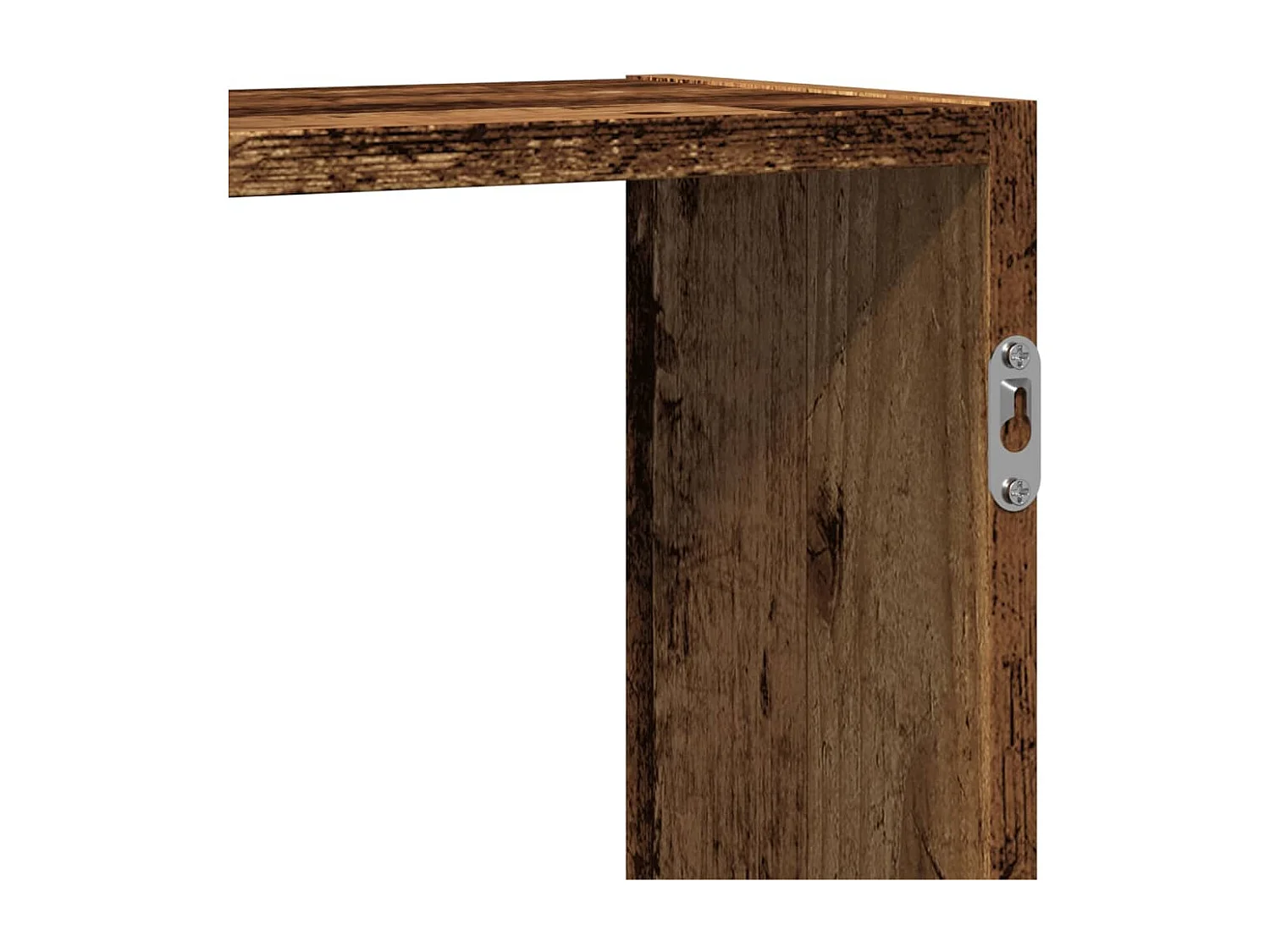 Étagère murale vieux bois 159x18x65 cm bois d'ingénierie