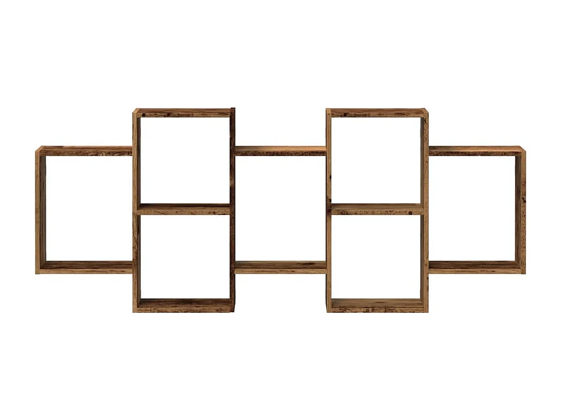 Étagère murale vieux bois 159x18x65 cm bois d'ingénierie