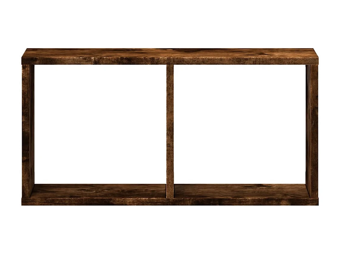 Armário de parede 60x16x30 cm deriv. madeira carvalho fumado