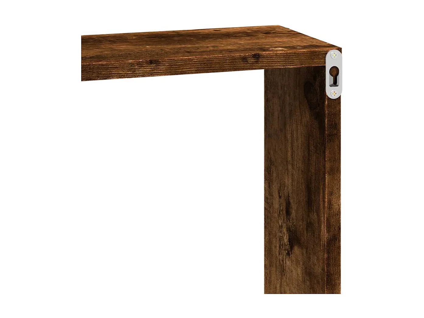 Armário de parede 60x16x30 cm deriv. madeira carvalho fumado