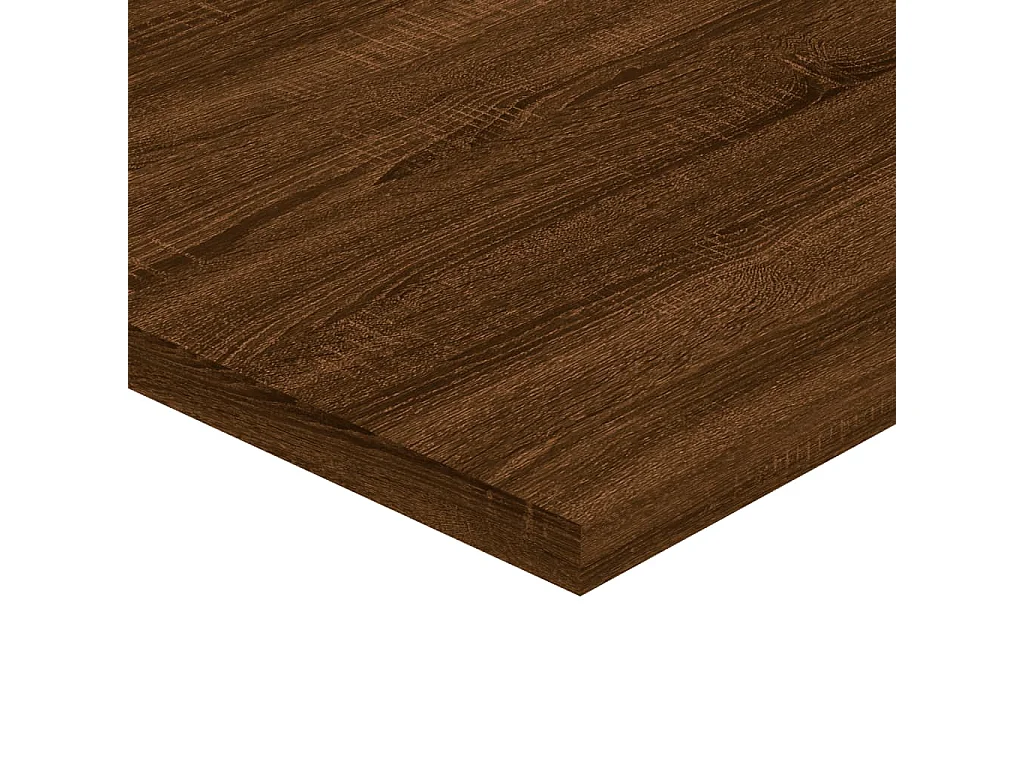 Prateleiras parede 4 pcs derivados de madeira carvalho castanho