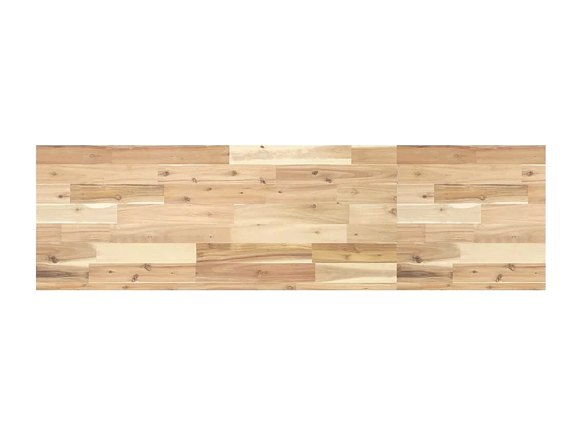 Schweberegale 2 Stk. 140x40x4 cm Massivholz Akazie Unbehandelt