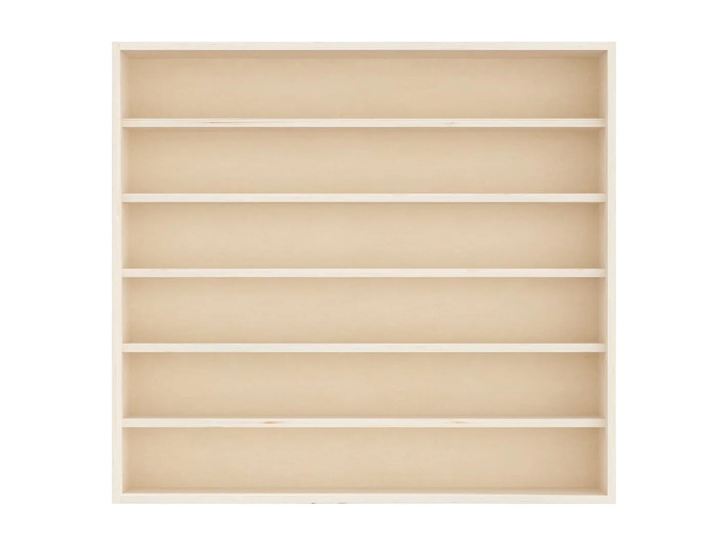 Armário expositor de parede com 6 prateleiras 60x8,5x55 cm