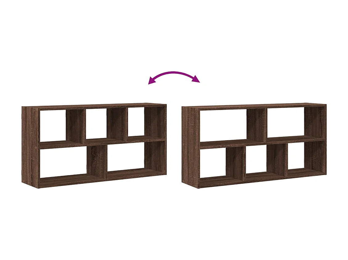 Étagère murale chêne marron 100x25x50 cm bois d'ingénierie