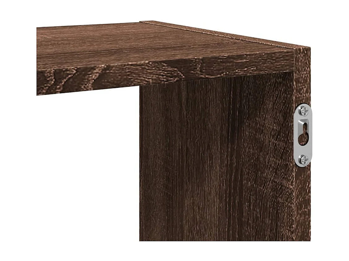 Étagère murale chêne marron 100x25x50 cm bois d'ingénierie