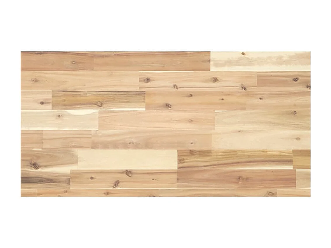 Ripiano a Parete 100x40x4 cm Legno Massello Acacia Non Trattato