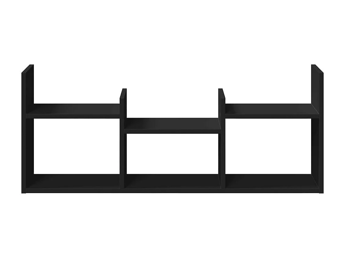 Armoire murale 100x18x40 cm noir bois d'ingénierie