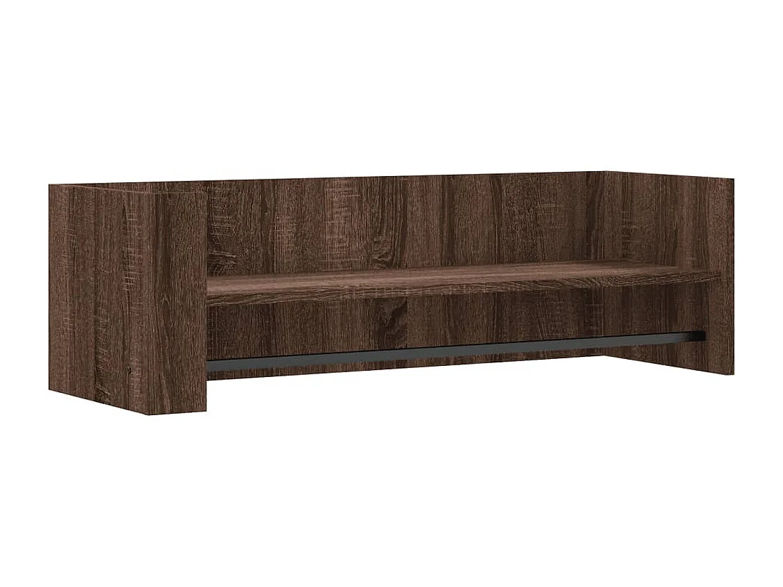 Étagère murale chêne marron 100x35x30,5 cm bois d'ingénierie