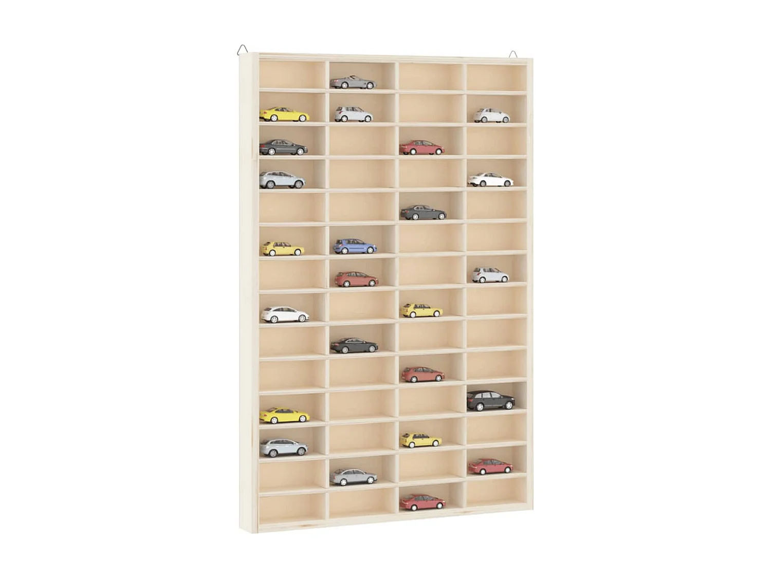 Wandvitrine mit 56 Fächern 40x4,5x60 cm