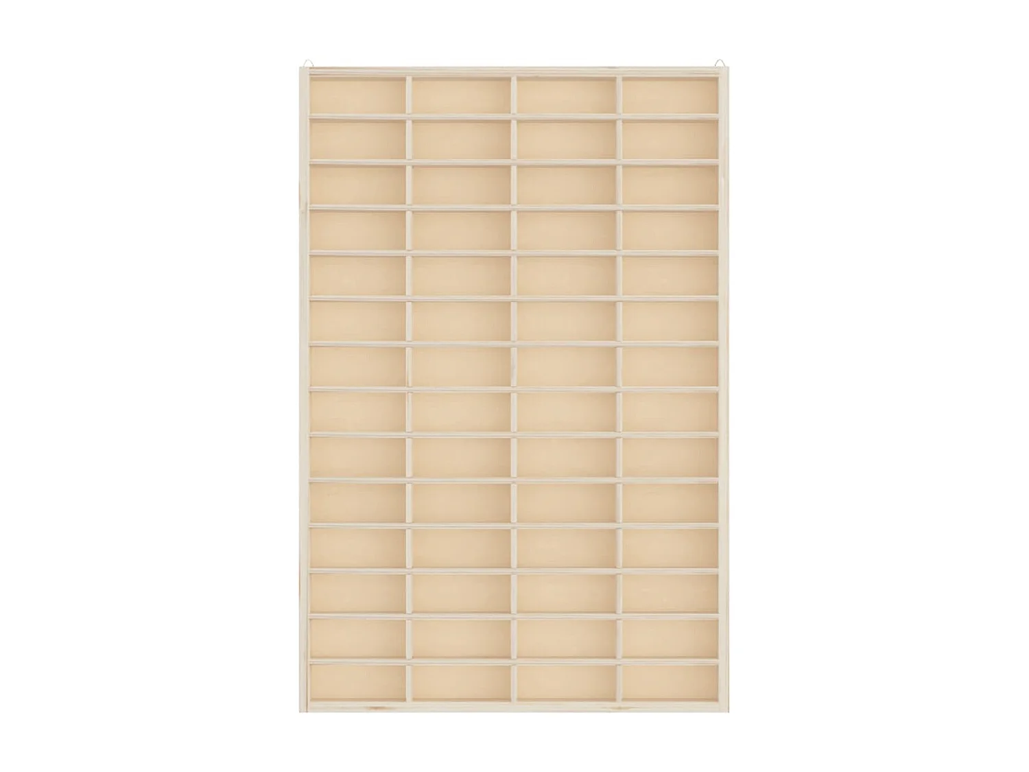Wandvitrine mit 56 Fächern 40x4,5x60 cm