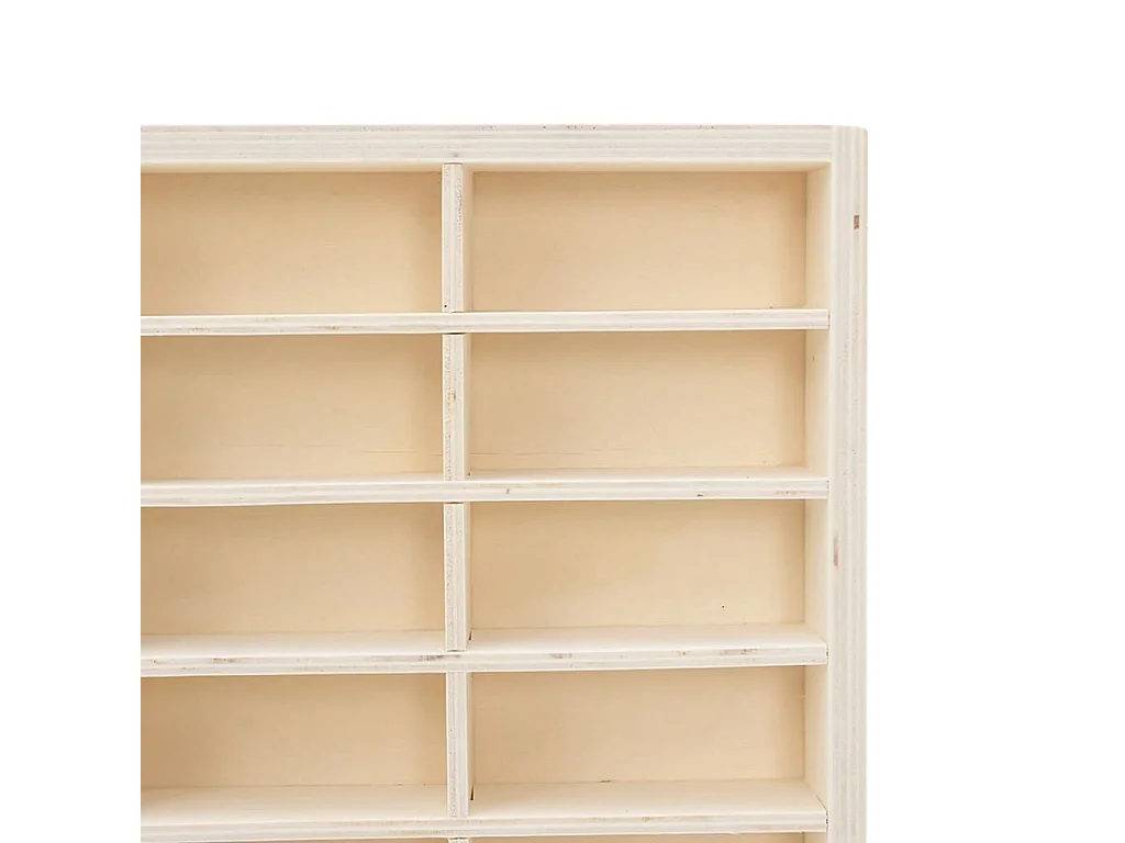 Wandvitrine mit 56 Fächern 40x4,5x60 cm