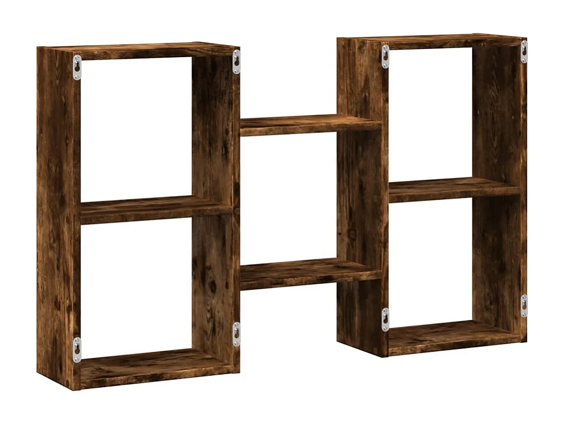 Wandregal Räuchereiche 96x18x60 cm Holzwerkstoff