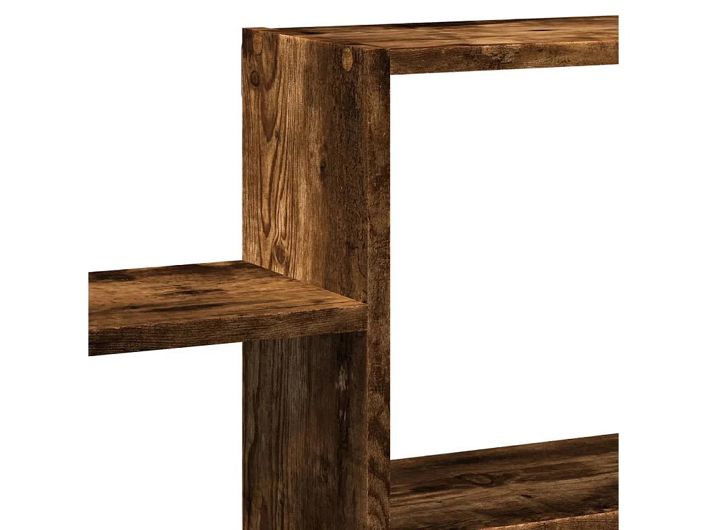 Wandregal Räuchereiche 96x18x60 cm Holzwerkstoff