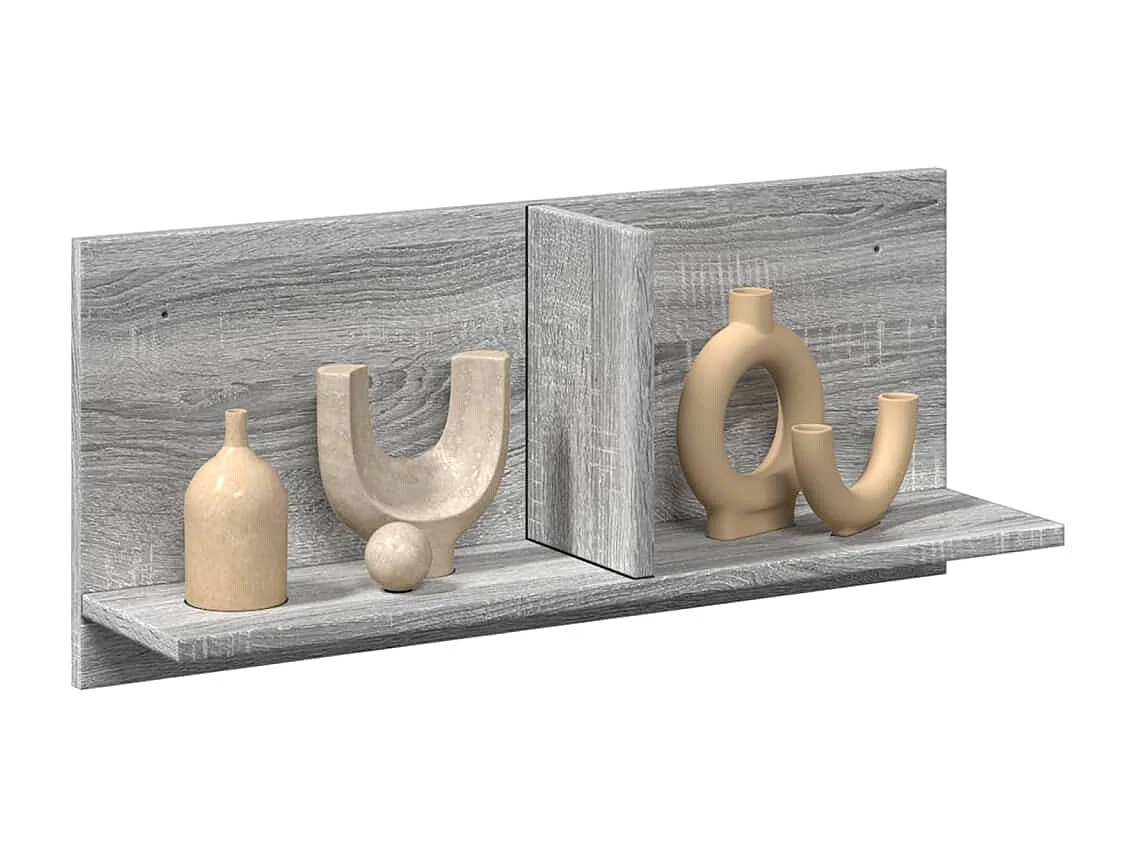 Armario de pared madera de ingeniería gris Sonoma 70x16,5x30 cm