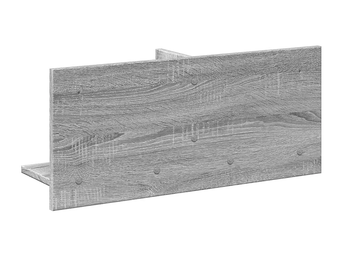 Armoire murale 70x16,5x30 sonoma gris cm bois d'ingénierie