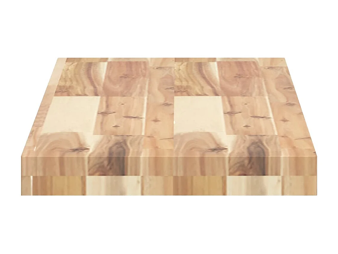 Mensole da Parete 3 pz 100x30x4 cm Legno Acacia Non Trattato