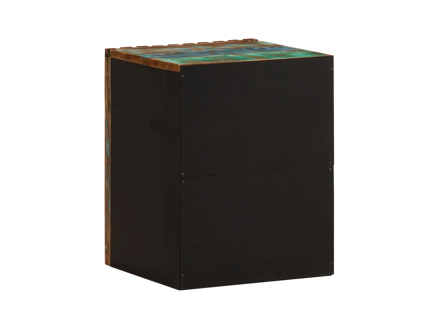 Pensile da bagno 38x34x48 cm in legno massello di acacia