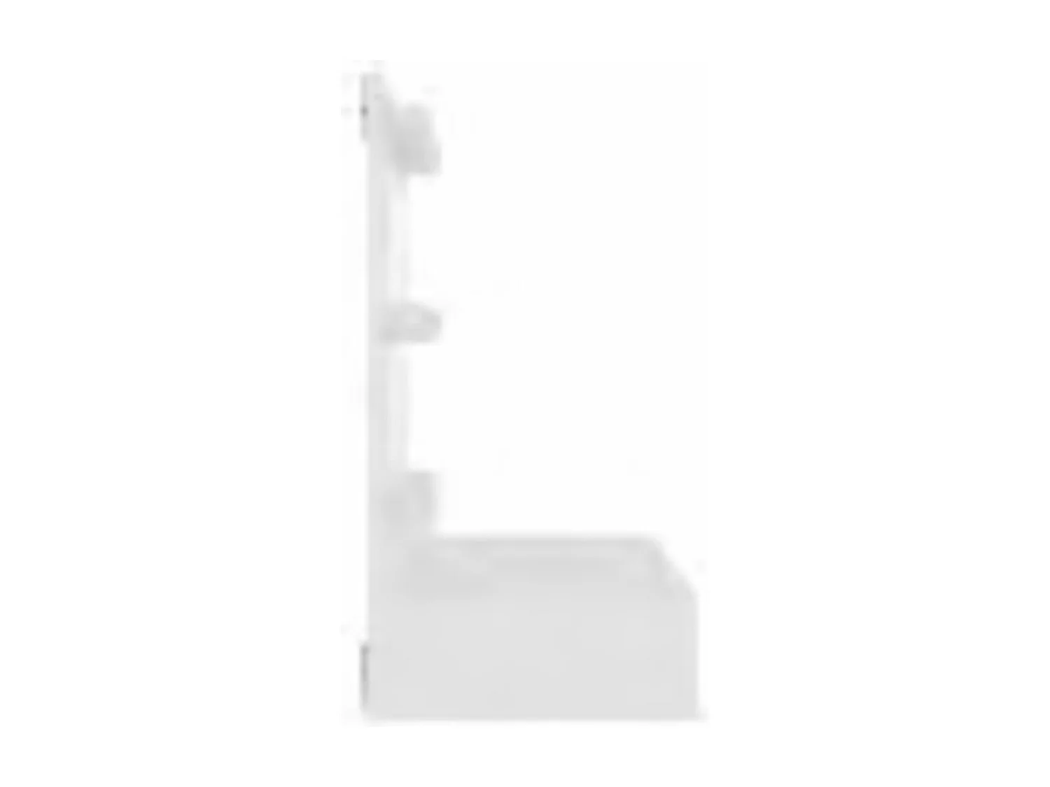 Mueble con espejo y luces LED blanco 60x31,5x62 cm