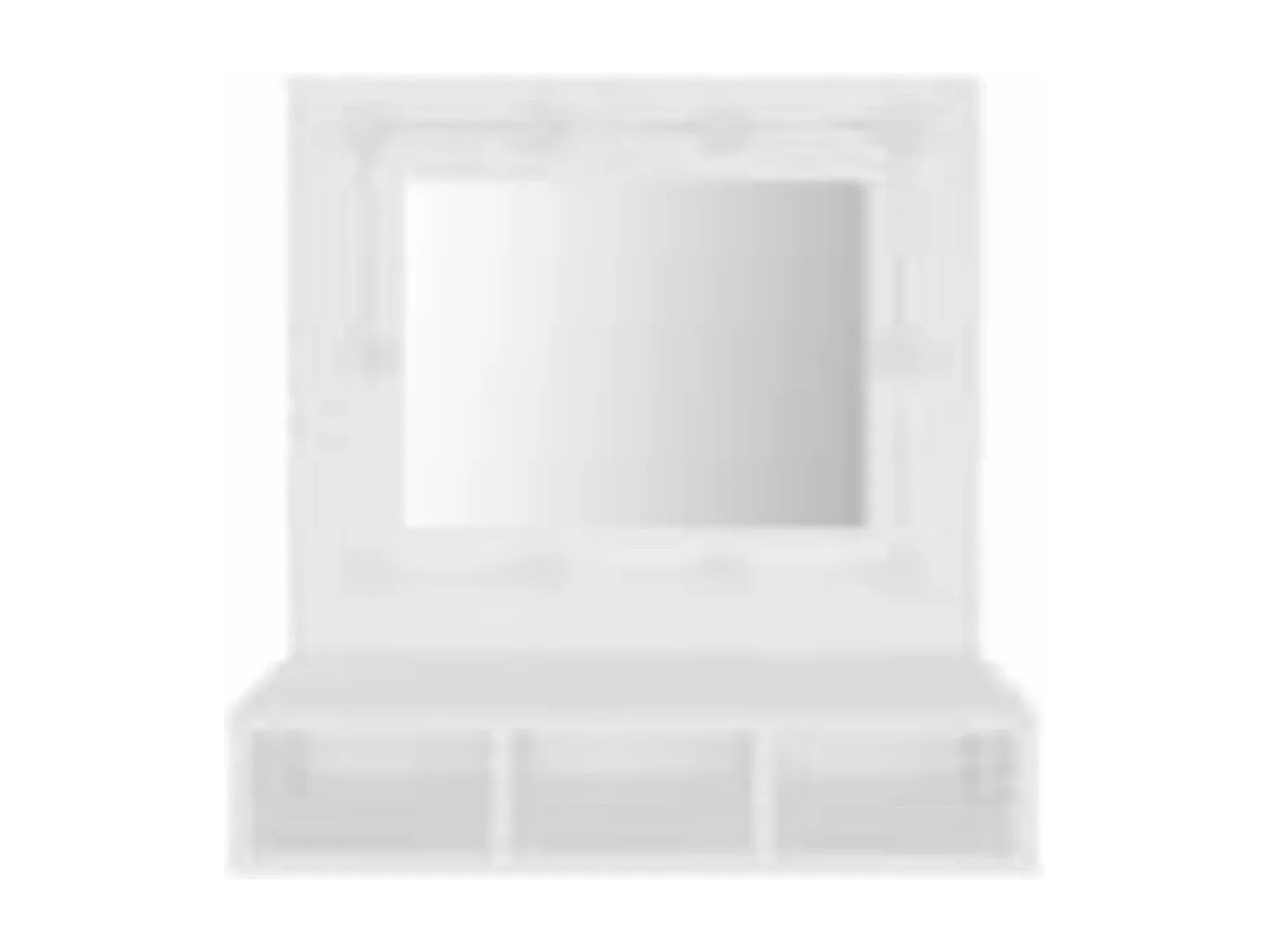 Armoire à miroir avec LED blanc 60x31,5x62 cm